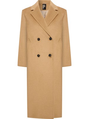 P By Paltoı Deve Tüyü Kadın Manto 5934