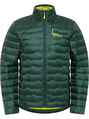 Jack Wolfskin Koyu Yeşil Erkek Regular Fit Ceket A61836PASSAMANI Down Jkt M