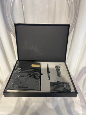 Özel Kutulu Defter -Kalem-Anahtarlık-Cüzdan Hediye Set