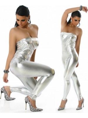 Byb Moda Tasarım Beruflic B100910 Lame Tulum