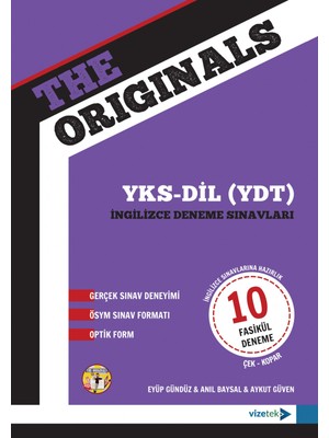 Vizetek Yayıncılık The Originals YKS-DİL (YDT) Deneme Sınavları