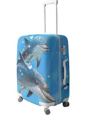 Çizilmeye Karşı Dayanıklı Valiz Kılıfı- Elde Yıkanabilir, Koruyucu Toz Kılıfı - 
seyahat Aksesuarları "valiz Kılıfı", "esnek Valiz Kılıfı", "koruyucu Valiz Örtüsü"                (Üçlü Set)