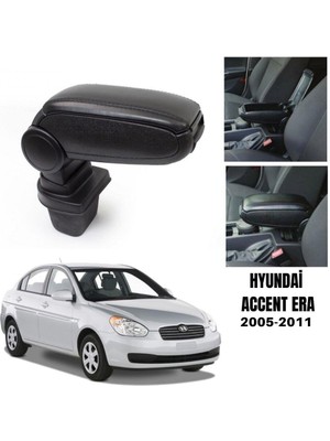 Carmind Hyundai Accent Era Vidasız Kolçak Kol Dayama Siyah Renk 2005-2011 Modeli İçin Kolay Montaj