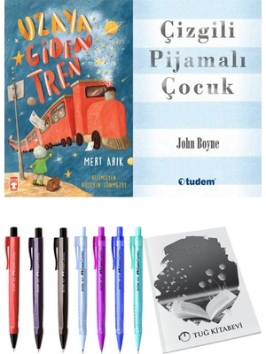 Çizgili Pijamalı Çocuk ve Uzaya Giden Tren 2'li Set