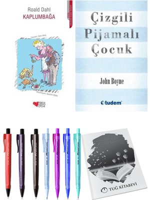 Çizgili Pijamalı Çocuk ve Kaplumbağa 2'li Set