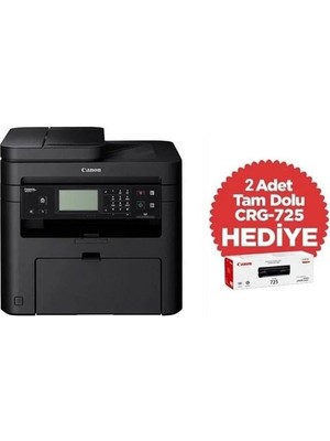 Canon MF237W A4 Siyah Çok Fonksiyonlu Faxlı Laser Yazıcı USB 2.0,ethernet,kablosuz Demo+2 Tonerli