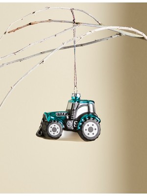 Marks & Spencer Cam Traktör Yılbaşı Süsü