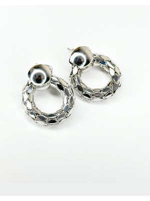 Rachel Hasır Dokulu Kadın Küpe