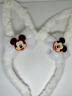 Zd Bellefemme Peluş Mickey Mouse Kız Çocuk Saç Taç