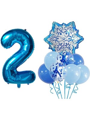 Düvenci Ticaret Kar Taneli Yaş Balon Set