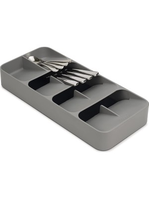 85119 Drawerstore Kompakt Çatal Kaşık Düzenleyici, Gri