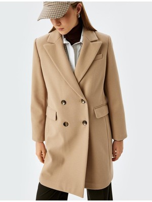 Koton  Bej Kadın Kaban 5WAK00187EW