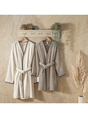 Linens Vista Pamuk Bornoz S/m Camel