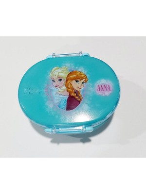 Plastik Beslenme Kutusu Lisanslı 1.4 Litre 2 Katlı Çatal Kaşıklı Frozen