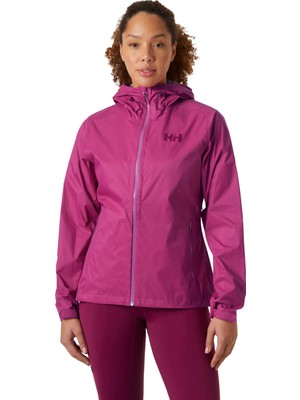 Helly Hansen Kadın Mont Düz Desenli Hafif Suya Dayanıklı Açık Hava Aktiviteleri İçin