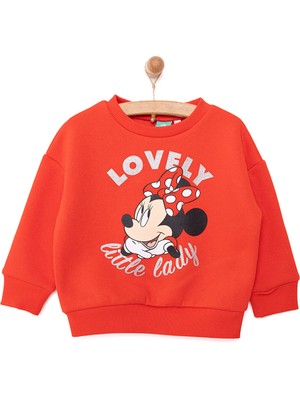 Disney Minnie Mouse Kız Sweatshirt Kız Çocuk