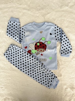 Nurcan Bebe Uğurböceği Figürlü Pijama Takım