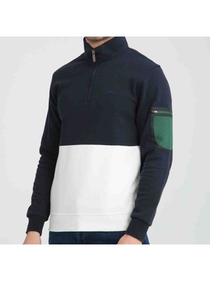 Lacoste Renkli Regular Fit Fermuar Yaka