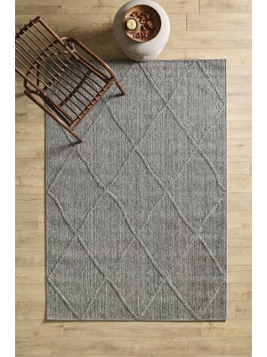 Red Halı Iskandinav Tasarım Baklava Desenli Gri Halı Salon Halı, Mutfak Halısı Yolluk Paspas Dış Mekan Halı