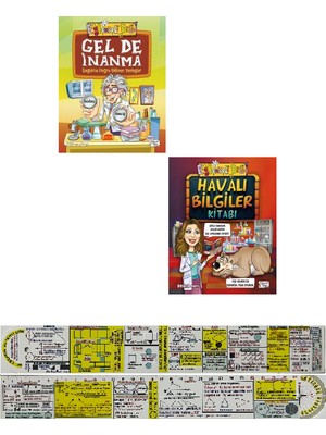 Gel de İnanma - Havalı Bilgiler Kitabı 2'li Set - Dilara Sarı - Matematik Öğreten Cetvel