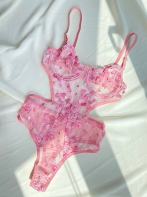 La Madame Villy Pinky Bodysuit