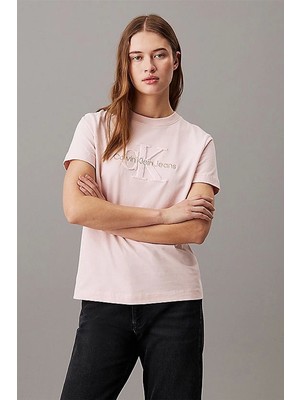 Calvin Klein Chenılle Monologo Regular Tee