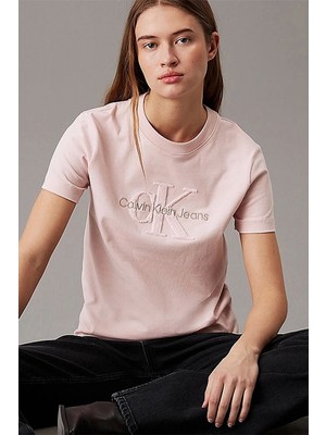 Calvin Klein Chenılle Monologo Regular Tee