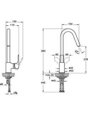 Artema A42742 Root Round Eviye Bataryası