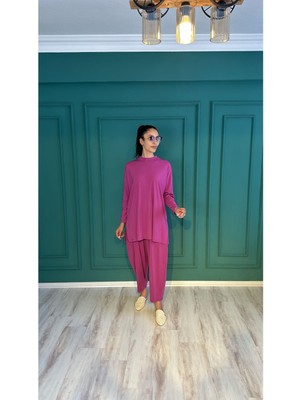 Ceren İrem Boutique 852 Modal Basic Takım-Fuşya