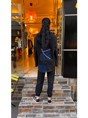 Ceren İrem Boutique 773 Kot Detay Takım-Siyah