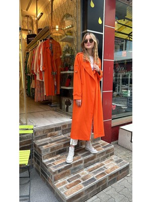 Ceren İrem Boutique 4533 Lady Street Trençkot-Turuncu