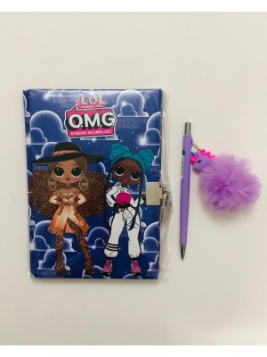 Kırtasiye Seti ( L.o.l. Surprise Omg Hatıra Defteri - Uçlu Kalem Tüylü ) -2