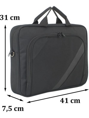 Case Club Laptop Bölmeli-Evrak El Omuz Çantası Omuz Askılı 15.6 Inç Case Club 2119