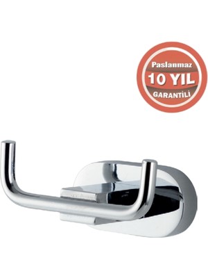 Çelik Banyo Paslanmaz Pirinç Zirve İkili Askılık