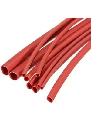 Çet-San Makaron 2,5 mm Isı İle Daralan Kırmızı