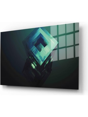 Marsilyan Doğa, Manzara 3d Dekoratif Baskı Yatay Cam Tablo 01