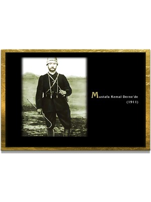 Marsilyan Yapay Zeka İle Yenilenmiş Atatürk Fotoğrafları Siyah Beyaz Cam Tablo, 3d Dekoratif Baskı 422