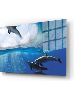 Marsilyan Doğa, Manzara 3d Dekoratif Baskı Yatay Cam Tablo 01