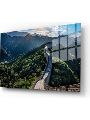 Marsilyan Doğa, Manzara 3d Dekoratif Baskı Yatay Cam Tablo 01