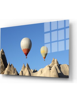 Marsilyan Doğa, Manzara 3d Dekoratif Baskı Yatay Cam Tablo 01