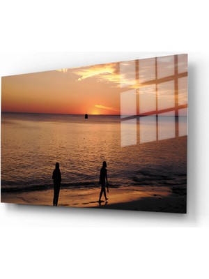 Marsilyan Doğa, Manzara 3d Dekoratif Baskı Yatay Cam Tablo 01