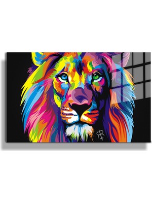 Marsilyan Eğlenceli Hayvanlar, Yapay Zeka Destekli, 3d Dekoratif Baskı Yatay Cam Tablo 228