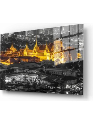 Marsilyan Doğa, Manzara 3d Dekoratif Baskı Yatay Cam Tablo 01