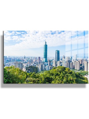 Marsilyan Şehirler Ve Manzaralar, Yapay Zeka Destekli, 3d Dekoratif Baskı Yatay Cam Tablo 217