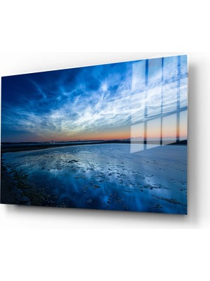 Marsilyan Dekoratif Doğa, Manzara Cam Tablolar, 3D Dekoratif Baskı 639