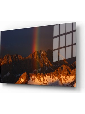 Marsilyan Dekoratif Doğa, Manzara Cam Tablolar, 3D Dekoratif Baskı 475