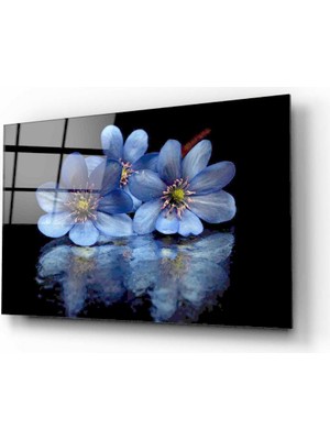 Marsilyan Çiçek Cam Tablo | Hediyelik, Dekoratif, Ofis, Mutfak