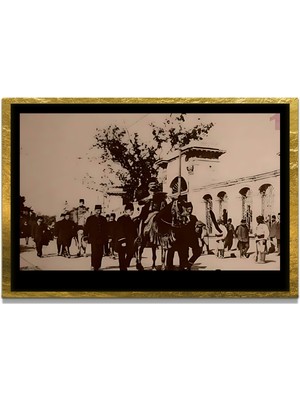 Marsilyan Yapay Zeka ile Yenilenmiş Atatürk Fotoğrafları Siyah Beyaz Cam Tablo, 3D Dekoratif Baskı 764