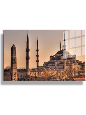 Marsilyan Şehirler Ve Manzaralar, Yapay Zeka Destekli, 3d Dekoratif Baskı Yatay Cam Tablo 386