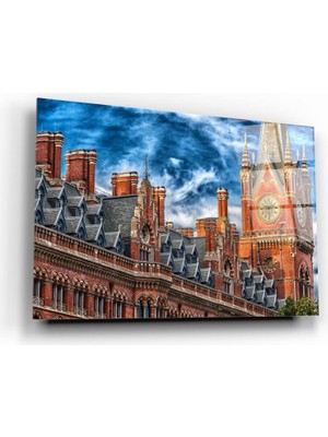 Marsilyan Saat Kulesi Cam Tablo | Hediyelik, Dekoratif, Ofis, Mutfak